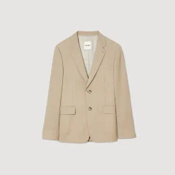 Costumes & Smokings|Vestes*SANDRO Veste De Costume Taupe