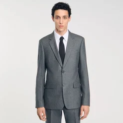 Costumes & Smokings|Vestes*SANDRO Veste De Costume Gris