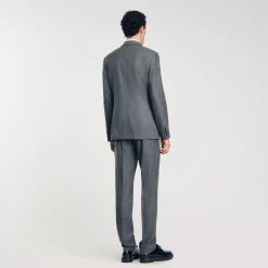 Costumes & Smokings|Vestes*SANDRO Veste De Costume Gris