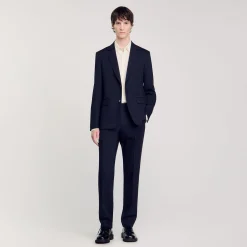 Costumes & Smokings|Vestes*SANDRO Veste De Costume Marine