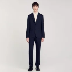 Costumes & Smokings|Vestes*SANDRO Veste De Costume Marine