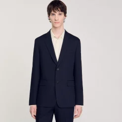 Costumes & Smokings|Vestes*SANDRO Veste De Costume Marine