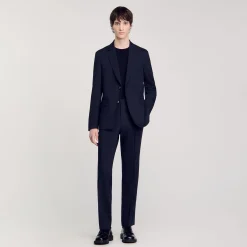 Costumes & Smokings|Vestes*SANDRO Veste De Costume Marine