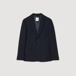 Costumes & Smokings|Vestes*SANDRO Veste De Costume Marine