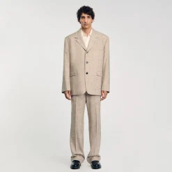 Costumes & Smokings|Vestes*SANDRO Veste De Costume Beige