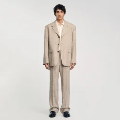 Costumes & Smokings|Vestes*SANDRO Veste De Costume Beige