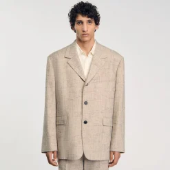Costumes & Smokings|Vestes*SANDRO Veste De Costume Beige