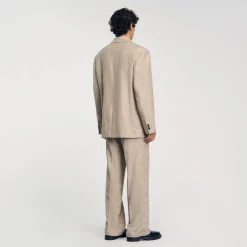 Costumes & Smokings|Vestes*SANDRO Veste De Costume Beige