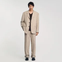 Costumes & Smokings|Vestes*SANDRO Veste De Costume Beige
