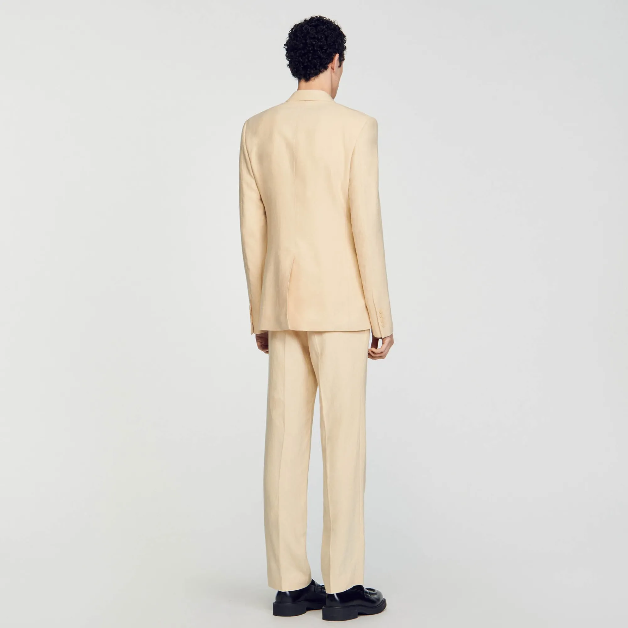Costumes & Smokings|Vestes*SANDRO Veste De Costume Croisée Beige
