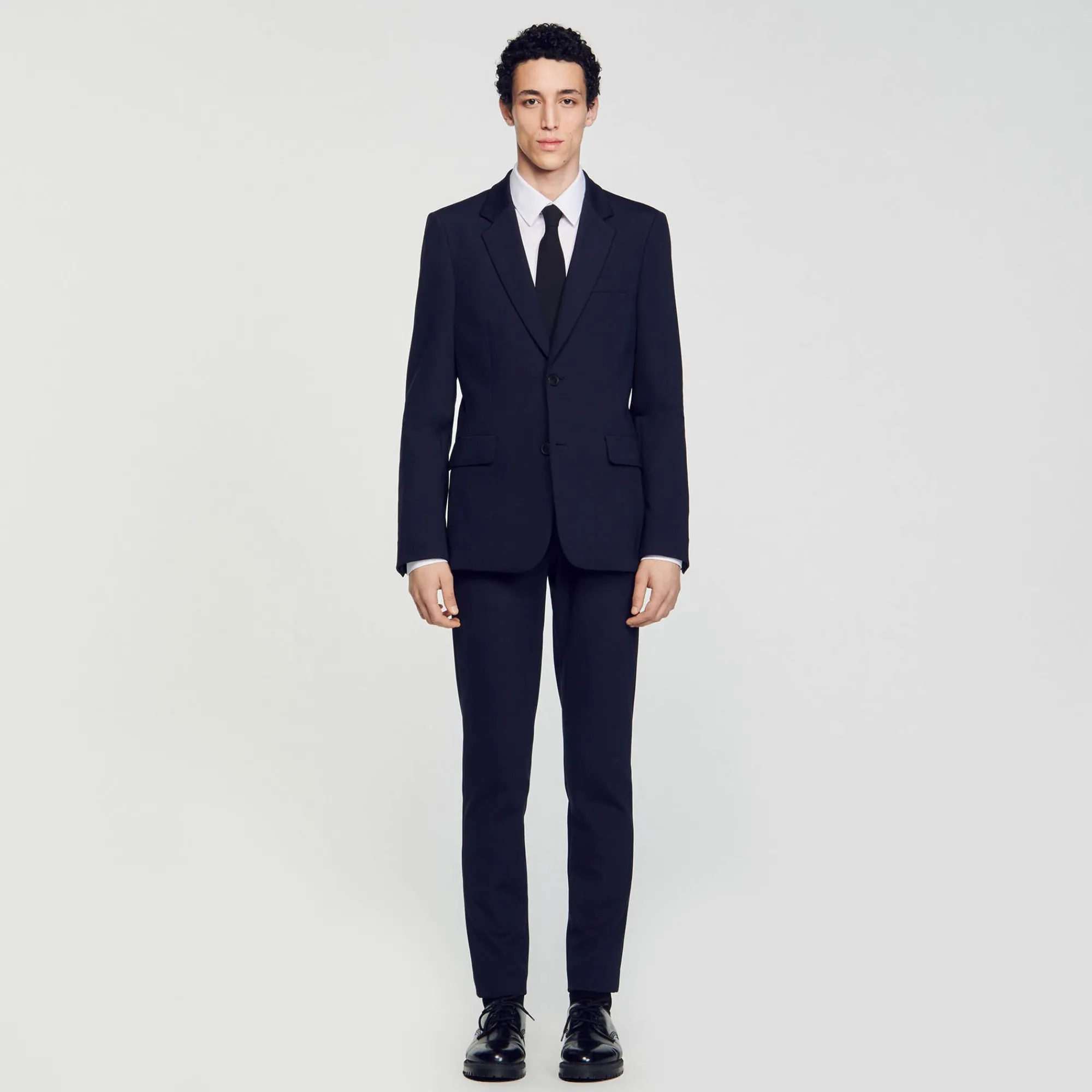 Costumes & Smokings|Vestes*SANDRO Veste De Costume En Jersey Marine