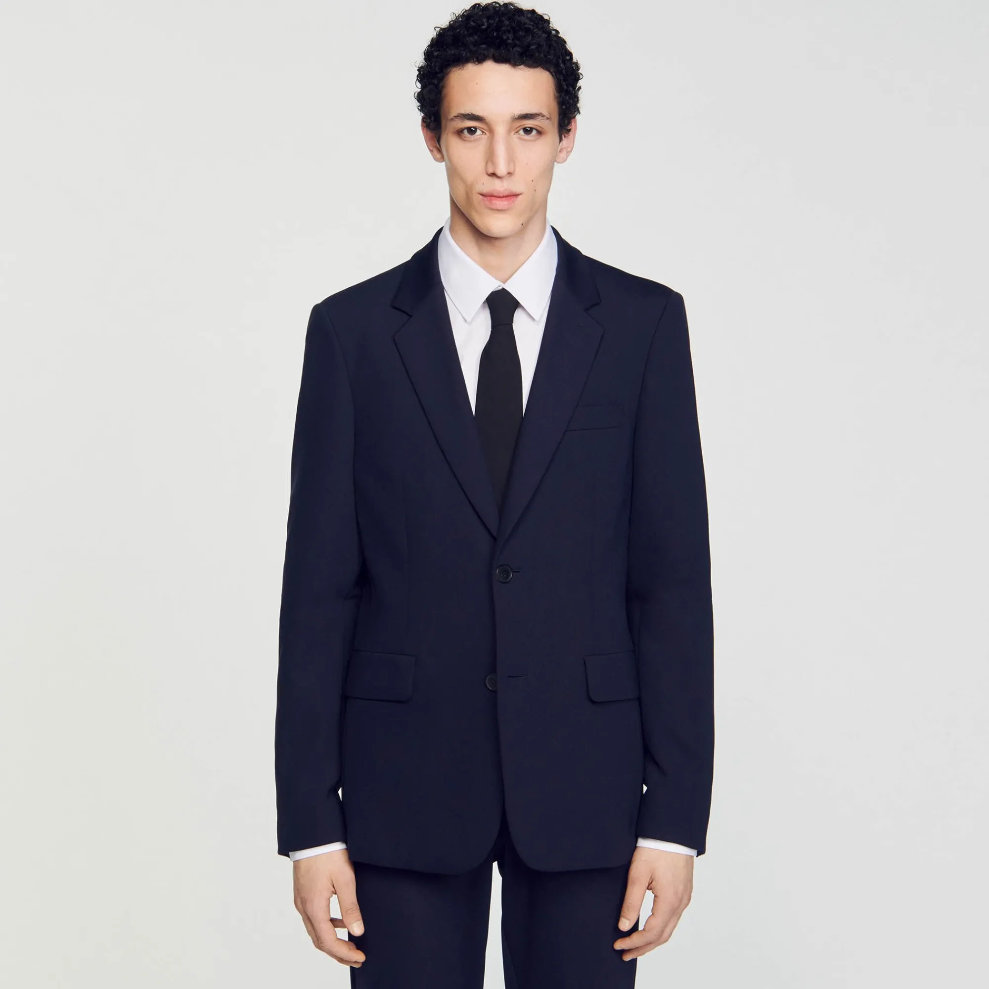 Costumes & Smokings|Vestes*SANDRO Veste De Costume En Jersey Marine