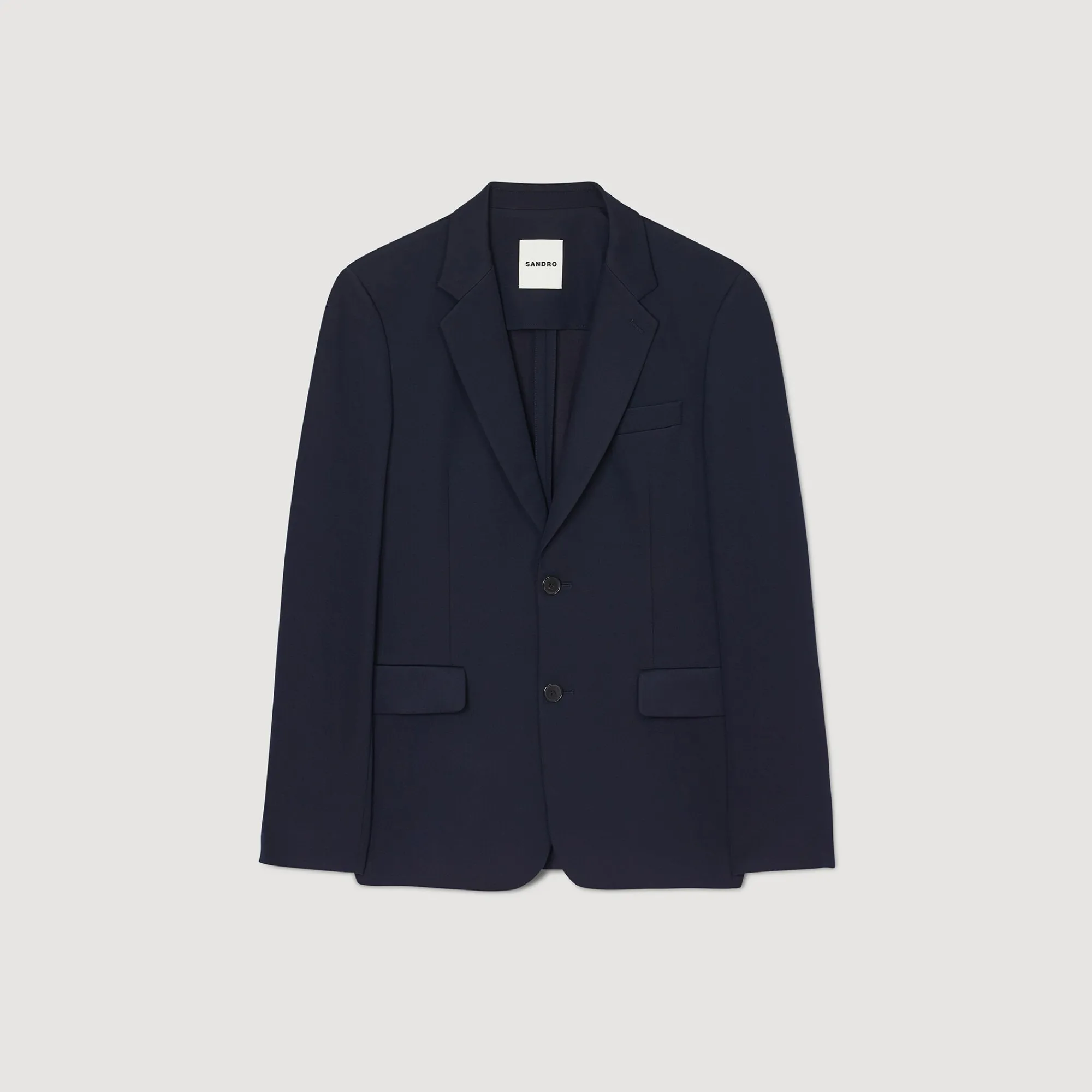Costumes & Smokings|Vestes*SANDRO Veste De Costume En Jersey Marine