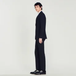 Costumes & Smokings|Vestes*SANDRO Veste De Costume En Laine Marine