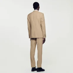 Costumes & Smokings|Vestes*SANDRO Veste De Costume En Laine Beige