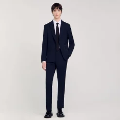 Costumes & Smokings|Vestes*SANDRO Veste De Costume En Laine Marine