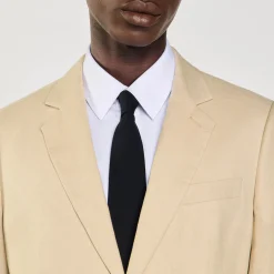 Costumes & Smokings|Vestes*SANDRO Veste De Costume En Lin Beige