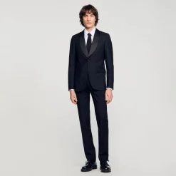 Costumes & Smokings|Vestes*SANDRO Veste De Smoking Noir