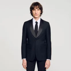 Costumes & Smokings|Vestes*SANDRO Veste De Smoking Noir