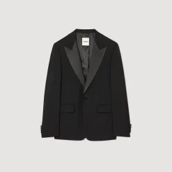 Costumes & Smokings|Vestes*SANDRO Veste De Smoking Noir