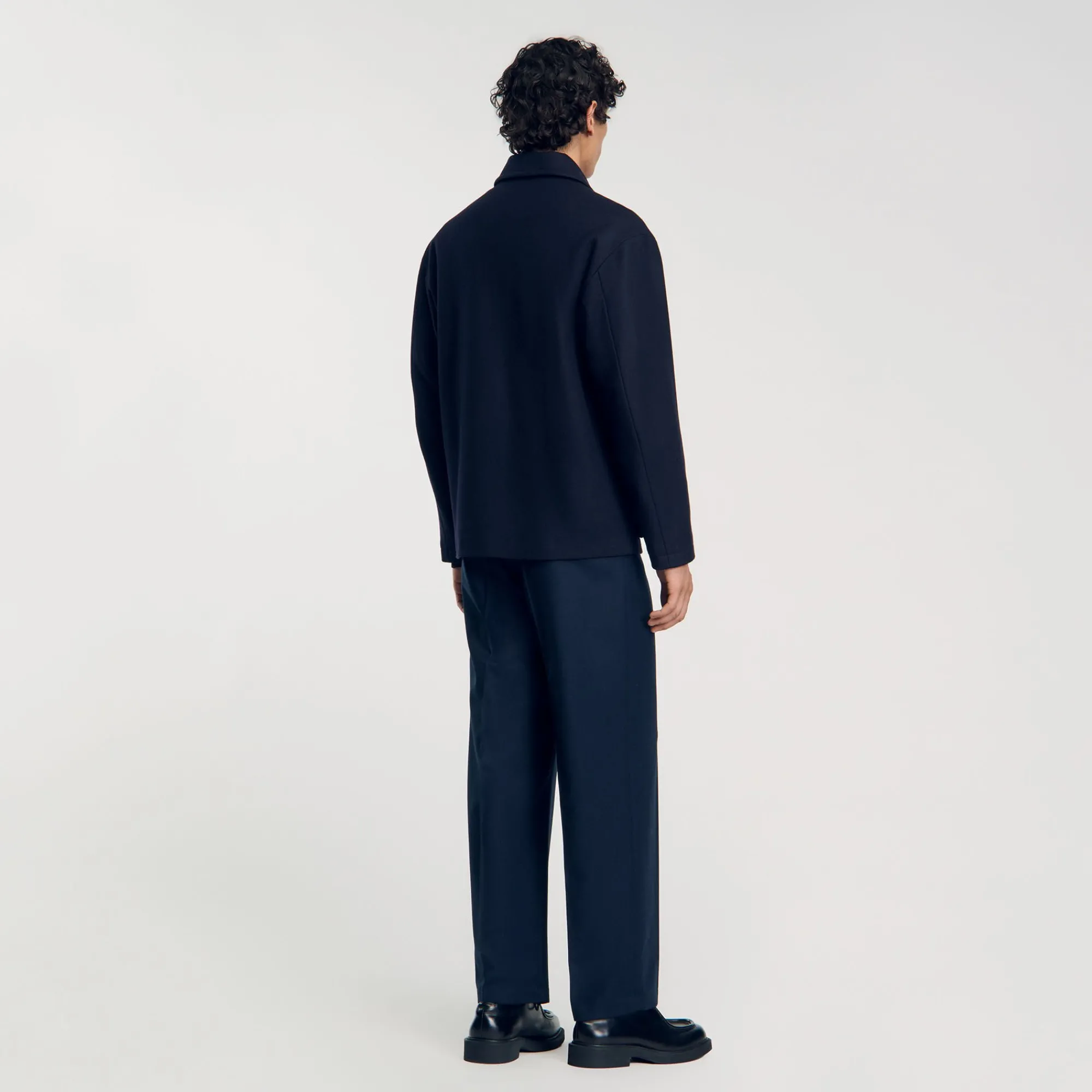 Manteaux & Blousons*SANDRO Veste Worker Marine